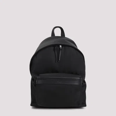 Saint Laurent City Backpack In Black