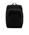 Saint Laurent Black Fabric City Backpack In Black