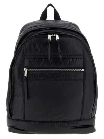 Saint Laurent City Backpack In Black
