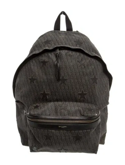 Pre-owned Saint Laurent City Backpack In Black
