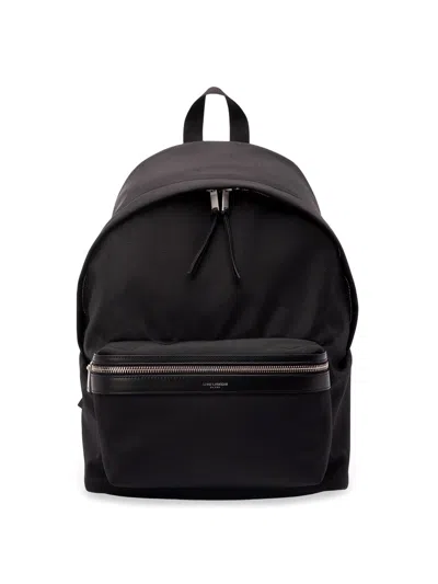 Saint Laurent `city` Backpack In Black