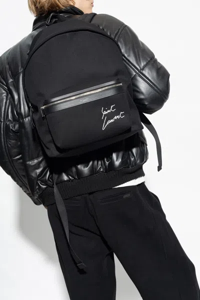 Saint Laurent ‘city' Backpack In Black