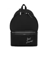 Saint Laurent City Backpack In Black