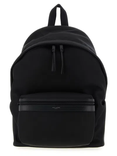 Saint Laurent City Backpacks & Travels Black