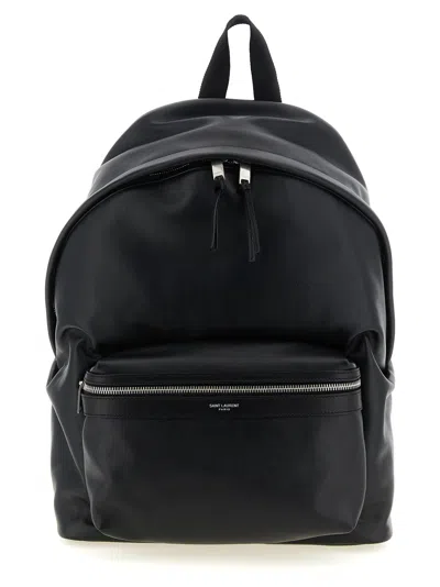 Saint Laurent City Backpacks & Travels Black