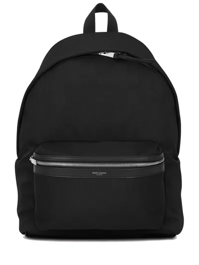 Saint Laurent City Mini Backpack For Men In Black