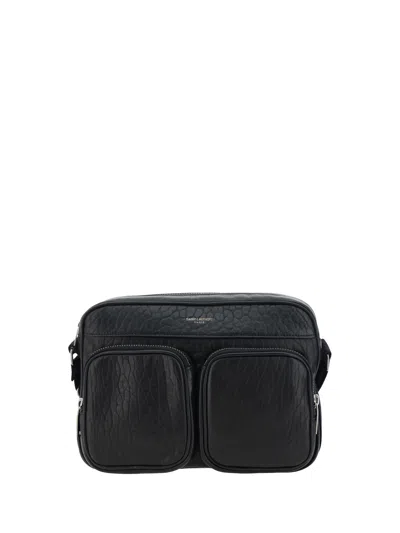 Saint Laurent City New Came Shoulder Bag In Nero/nero