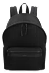 Saint Laurent City Nylon Backpack In Black