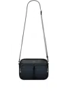 Saint Laurent Schultertasche Mit Logo-print In Blue