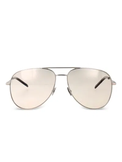 Saint Laurent Classic 11 Sunglasses In Gray