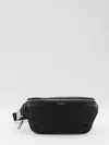 Saint Laurent Classic Belt Bag In Canvas In Black