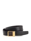 Saint Laurent Classic Belt Belts Black In Black