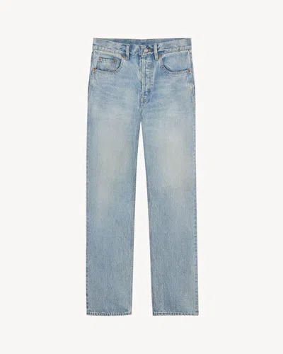 Saint Laurent Classic Five-pocket Denim Jeans In Blue