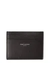 Saint Laurent Classic Leather Card Case In Black