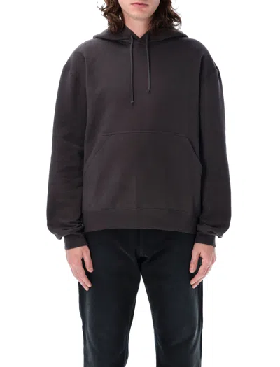 Saint Laurent Classic Logo Hoodie For Men In Grey
