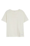 Saint Laurent White T-shirt With Logo Patch In White