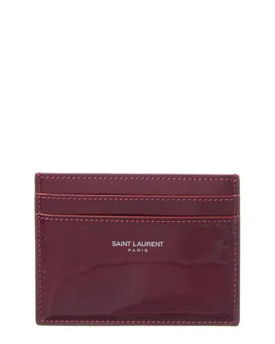 Saint Laurent Classic Logo Patent Card Case