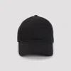 Saint Laurent Quilted Topstitching Adjustable Closure Hat In Metallic