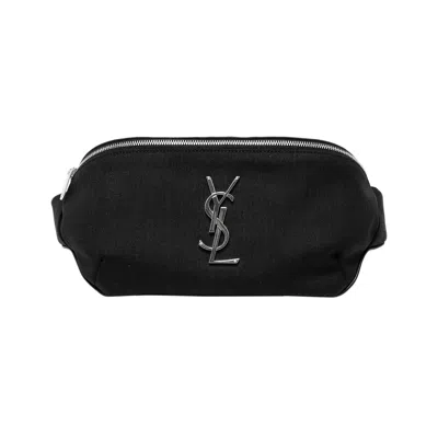 Pre-owned Saint Laurent Classic Monogram Belt Bag 'black'