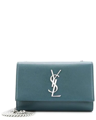 Saint Laurent Classic Monogram Crossbody Bag Grainy Leather Small (authentic Pre-loved)