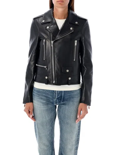 Saint Laurent Classic Motor Biker Jacket In Black