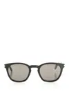 Saint Laurent Classic Sl 28 Glasses Black In Burgundy