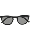 Saint Laurent Sl 28 D-frame Acetate Sunglasses In Black