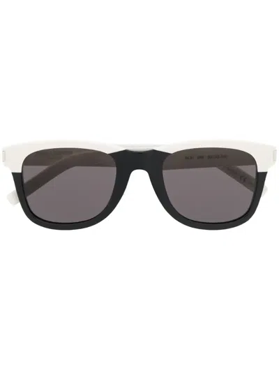 Saint Laurent Classic Sl 51 Sunglasses In White