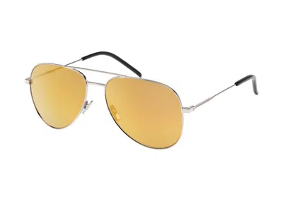 Pre-owned Saint Laurent Classic Sunglasses In Gold (classic 11/012)