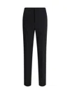 Saint Laurent Classic Wool Pants In Noir