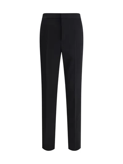 Saint Laurent Straight-leg Tailored Trousers In Black