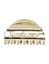 Saint Laurent Claw Clip In Gold