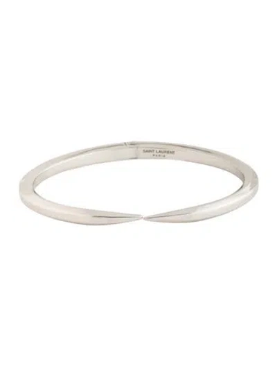 Pre-owned Saint Laurent Claw Cuff Bracelet, 7.75" In Multicolor