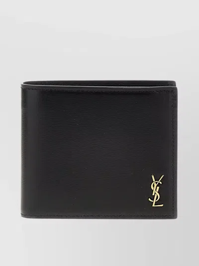SAINT LAURENT CLEAN LINES BI-FOLD HORIZONTAL WALLET