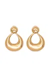 Saint Laurent Clip-on Earrings In Gold