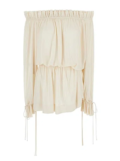 Saint Laurent Clothing In Neutral