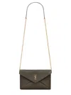 Saint Laurent Clutch Bag With Chain Cassandras