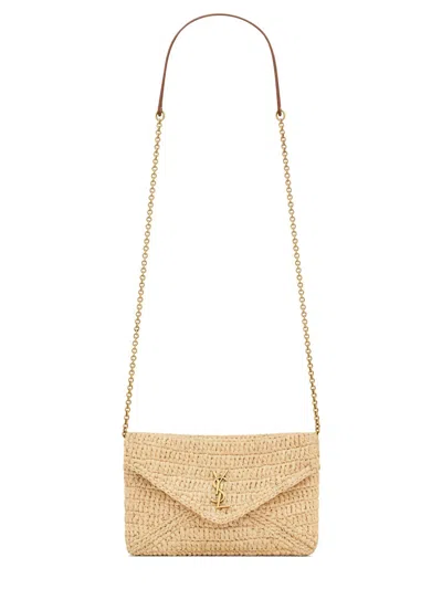 Saint Laurent Clutch Bag With Chain "cassandras"
