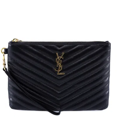 Saint Laurent Clutch In Black