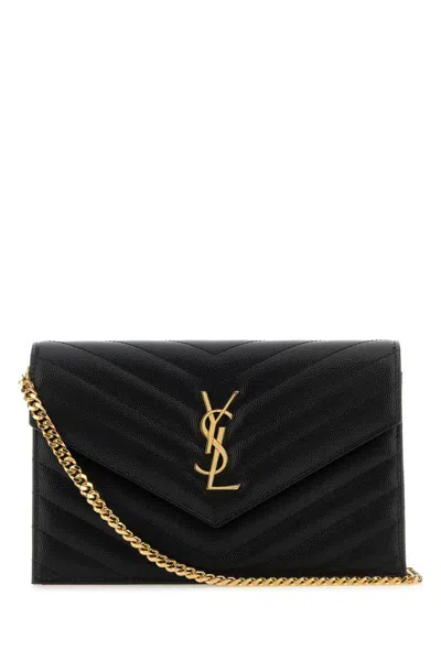 Saint Laurent Clutch In Black