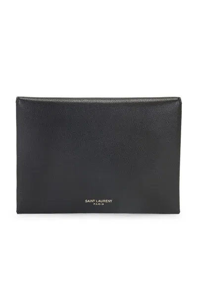 Saint Laurent Clutch In Nero