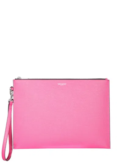 Saint Laurent Clutch In Pink