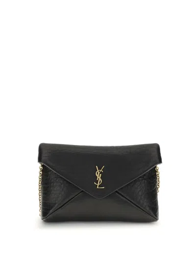 Saint Laurent Clutches In Black