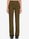 Saint Laurent Clyde Pants In Green