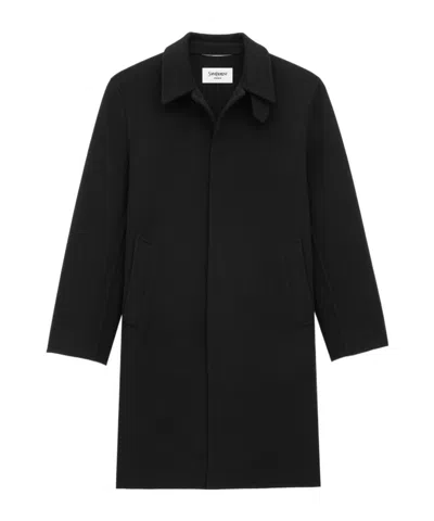 SAINT LAURENT COAT IN DOUBLE-FACE WOOL