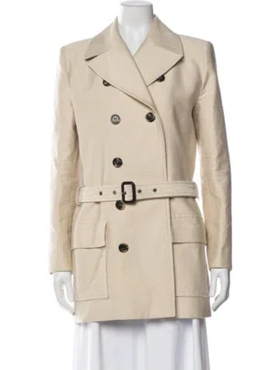 Pre-owned Saint Laurent Coat In Neutral