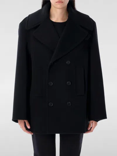 Saint Laurent Coat  Woman Colour Black