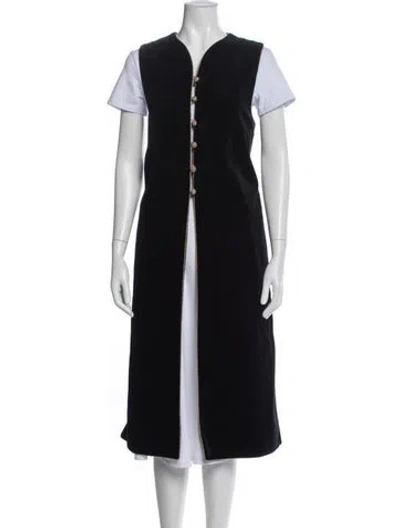 Pre-owned Saint Laurent Coat W/ Tags In Black