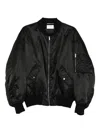 Saint Laurent Bomber Boule Oversiz In Black