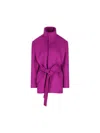 Saint Laurent Coats In Purple